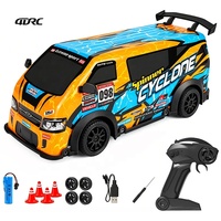 Voiture de course RC 4DRC professionnelle 1/18 haute vitesse pour drift, 2,4 GHz, 4 roues motrices, télécommandée, pour garçons, hobby