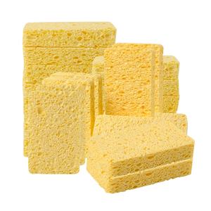 Éponge de nettoyage de vaisselle de cuisine biodégradable écologique personnalisable en gros avec bord rond - Product Image 2