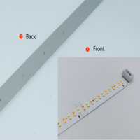 Carte source de lumière LED bicolore SMD2835 blanc chaud 2600-7000K led aluminium PcB light bar led module pour lumière linéaire