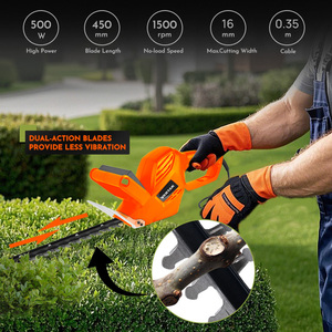 Vertak <span class=keywords><strong>Tagliasiepi</strong></span> Elettrico Potente 500W Senza Utensili, Lama da 450mm, Larghezza di Taglio 16mm, con Cavo - Product Image 3