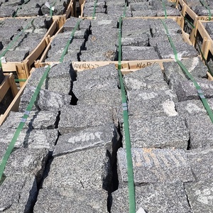 โรงงานขายส่งหินแกรนิต Cobbles ที่มีคุณภาพสูงสีดำหินแกรนิตหินราคาธรรมชาติถนนรถแล่นปูหิน - Product Image 3