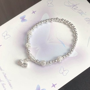 999 Pure Silver Flower <b>Beaded</b> <b>Bracelet</b> For Women Everyday Wear Jewelry 10g Shenzhen Made - Product Image 4