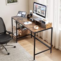 Bureau de jeu électrique moderne réglable en hauteur, en forme de L, table d'ordinateur portable réglable, table de gamer convertible