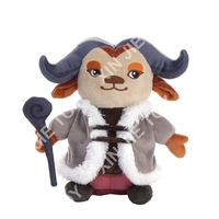 Jouet en peluche buffle cornu personnalisé, jouet en peluche buffle personnalisé pour personnage de jeu, jouet en peluche buffle personnalisé, OEM/ODM acceptés