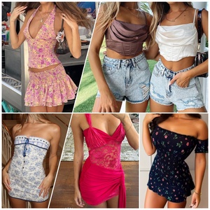 Importación directa de vestidos de mujer al por mayor, surtidos mixtos de ropa suelta, paquetes de ropa - Product Image 3