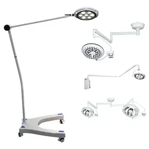 LKLED500 <span class=keywords><strong>Lampe</strong></span> chirurgicale LED vétérinaire portable électrique sans ombre pour bloc opératoire, avec support réglable/sur pied - Product Image 3