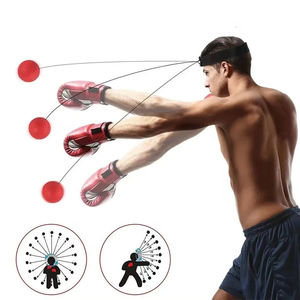 Pelota de velocidad de boxeo Muay Thai al por mayor con banda para la cabeza para entrenamiento de tiempo de reacción en combate - Product Image 3