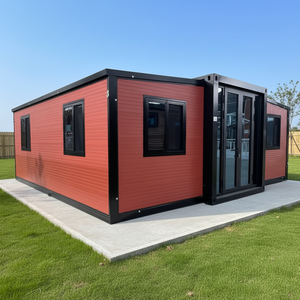 Lusso 20ft 30ft 40ft estendibile contenitore casa tetto uragano solare prefabbricato 3 camere da letto espandibile casa contenitore - Product Image 4