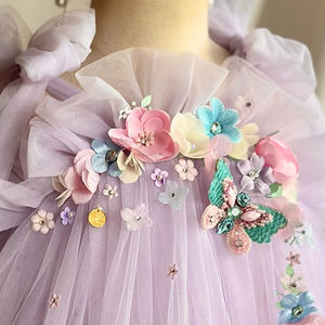 <span class=keywords><strong>Robe</strong></span> Tutu de 1ère Communion Blanche Tenue de Cérémonie de Mariage pour Bébé, Vêtement de Gala, Fille Élégante - Product Image 5