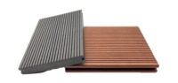 Plancher en composite bois-plastique (WPC) de première génération avec embossage 3D, solide et résistant