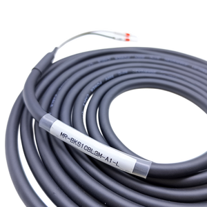 สายเบรกกันน้ำ MR-BKS1CBL*M-A*-L/H กำลังไฟต่ำ สำหรับมอเตอร์ JE ใช้ในอุปกรณ์อุตสาหกรรม - Product Image 2