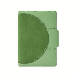New Trending 2026 Custom Logo <b>A5</b> PU Leather Business Notebook Semicircular Journal with Magnetic Buckle Office Planner - Product Image 2