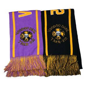 Conjuntos de Invierno de Alta Calidad con Logotipo Jacquard Acrílico Tejido a Medida - Gorros de Club de Fútbol, Bufanda con Pompón, Estilo Camuflaje con Personajes Impresos - Product Image 5