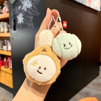 Porte-clés en peluche douce et légère en gros, pendentif mignon et écologique pour raquette de baseball, tennis, badminton, pour sac à dos, cadeau de remise de diplôme