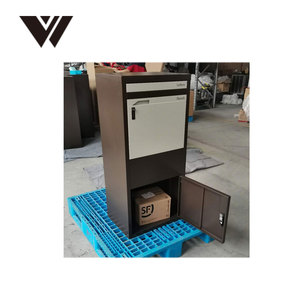 Outdoor Smart Mailbox Parcel Delivery Box for Home Drop Box Keyless Unlock Parcel Box