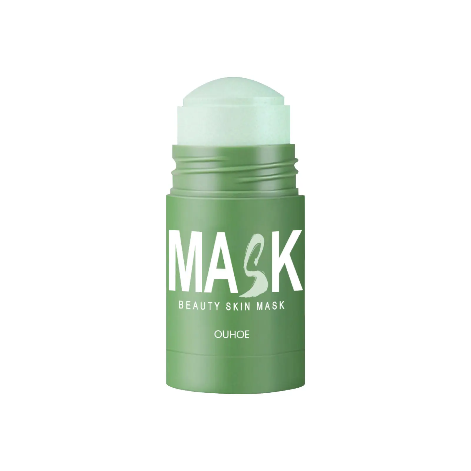 OUHOE Green Tea Stick Mascarilla facial Limpieza profunda Acné Tratamiento de espinillas Reafirmante Poros Hidratante Blanqueamiento Daub-Type Mud