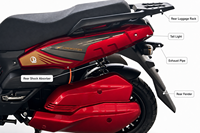 Large Quantity Custom Support Rear Rack Anti Collision Protector Comfort Brake System Electric Motorcycle for Adult Commuting