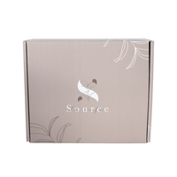 Logo personnalisé en gros rose petit grand emballage logistique d'expédition bijoux cadeau boîtes en papier kraft en carton