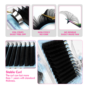 Nhãn Hiệu Riêng Cá Nhân Mở Rộng Lông Mi Nguồn Cung Cấp 0.03 05 Chồn Tối Mờ Màu Đen Lash Khay Bán Buôn Cashmere Lash Phần Mở Rộng - Product Image 5