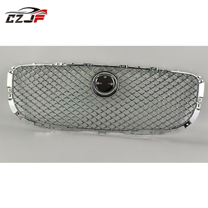 VENTE FLASH HAUTE QUALITÉ CALANDRE CENTRALE CHROMÉE pour XJ 2010 2011 2012 2013 2014 2015 <span class=keywords><strong>XJR</strong></span> 2014 2015 C2D3555 - Product Image 3