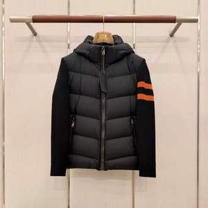 Veste d'hiver en duvet pour homme, marque de luxe Zeg na, coupe slim, décontractée, vintage, moderne, élégante, à manches tricotées, pour l'extérieur - Product Image 4