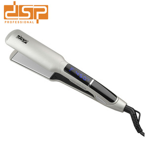 Plancha de Pelo Eléctrica DSP, Cerámica Iónica, Doble Uso, Alisadora y Rizadora, Control de Temperatura - Product Image 2