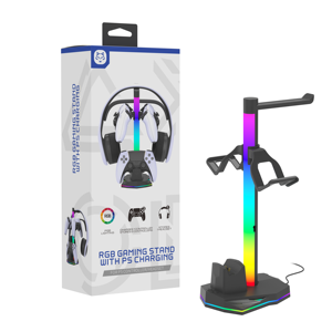 HONSON RGB işık oyun denetleyicisi şarj depolama standı ile Ps5 aksesuar depolama depolama için tip-c - Product Image 1