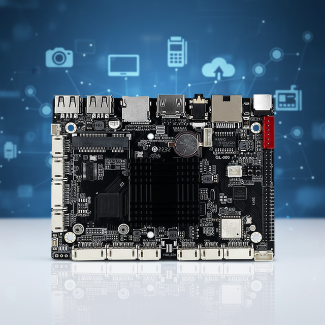 Universal Rockchip Android Main Board RK3566 Processor Onboard CPU DDR4 64GB RAM Supporting Android 11 for Smart Display