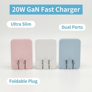 Adaptador de corriente de carga rápida, cargador de pared, enchufe delgado, bloquillo de alimentación <span class=keywords><strong>para</strong></span> <span class=keywords><strong>iPhone</strong></span>, adaptador original de 20W. - Product Image 5