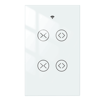Interrupteur de store à rideau Tuya US Smart Life WiFi + RF pour moteur électrique à volet roulant avec Google Home Alexa