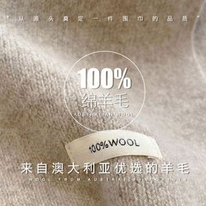 Bufandas de Lana 100% Australiana Originales al por Mayor, Nuevas Bufandas Tejidas de Invierno, Chal de Lana Cálido para Mujer - Product Image 5