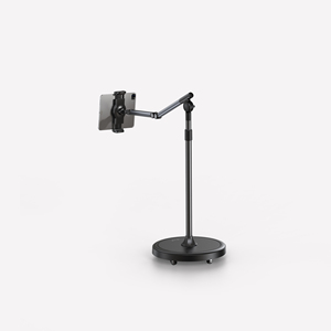 Support de sol pour tablette robuste, étanche et flexible, avec rotation à 360°, hauteur réglable et base à roulettes, pour la maison et <span class=keywords><strong>le</strong></span> lit - Product Image 4