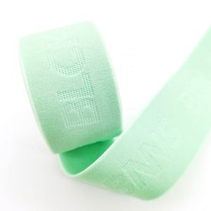 Banda Elástica Tejida Personalizada, Cinta Elástica de Nailon con Jacquard en Relieve, Cinturilla Elástica Deportiva para Ropa Interior, Accesorios Personalizados - Product Image 1