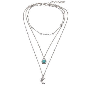 Collier multi-rangs avec pendentif papillon et perle pour femmes, ensemble de collier ras du cou, bijoux plaqués or, chaîne en alliage - Product Image 6