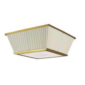 Copper fabric Modern Surface Mounted Indoor <b>square</b> Chandelier <b>Ceiling</b> <b>LED</b> Lamps Plafond for Home Decoration - Product Image 3