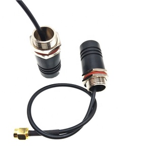 1dbi Gain Waterproof 2.4ghz <b>Wifi</b> Mini Stubby Screw Straight Rubber Antenna with <b>Cable</b> and Sma Male Connector - Product Image 3