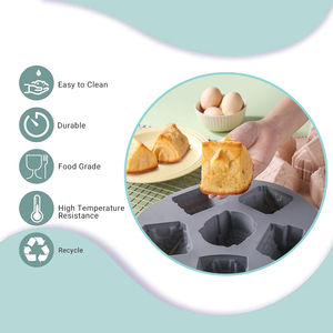 แม่พิมพ์ซิลิโคนสำหรับทำเค้กขนมปังขิงในเทศกาลคริสต์มาสสำหรับทำขนมปังกรอบบราวนี่ขนมช็อกโกแลตขนมปังกัมมี่ - Product Image 6