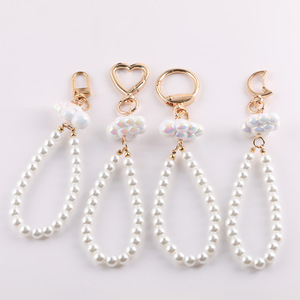 Porte-clés en forme de cœur en alliage de zinc plaqué, pendentif ovale pour téléphone, sac, accessoires de bijouterie - Product Image 5