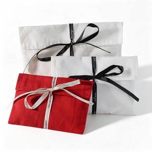 Customizable Cotton Canvas Cover Bag Foldable <b>Envelope</b> for Jewelry and Accessories Dust Protection Shopping Bags - Product Image 2