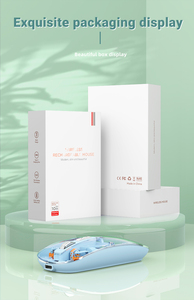 Biểu Tượng Tùy Chỉnh 3 Chế độ Trong Suốt Không Dây Bluetooth Chuột Cho Máy Tính Để Bàn Máy Tính Xách Tay <span class=keywords><strong>5D</strong></span> Có Thể Sạc Lại Từ Im Lặng Chuột - Product Image 6