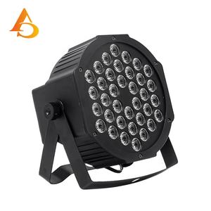 Luz Par LED RGB Mini Plana de Alta Calidad DMX12 36x3w para Interiores, Ideal para Escenarios - Product Image 3