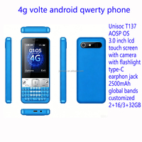 Teléfono Odm con Teclado Qwerty, Teléfono Android 4G con Teclado Completo Qwerty, Desbloqueado, con Whatsapp