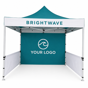 Portable Folding Advertising Shelter Aluminum <b>Frame</b> Polyester Canopy Pop-up Advertising <b>Tent</b> Carry Bag Outdoor Event Canopy <b>Tent</b> - Product Image 1