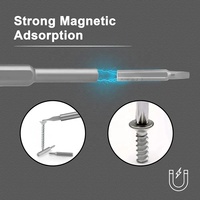 Kit de 63 en 1 Tournevis de Précision Magnétique Électrique Mini pour Réparation de Téléphones et PC, Ensemble d'Outils Manuels