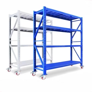 Mesa de Trabajo de Acero Personalizada de 5 Niveles, Banco de Trabajo de Alta Calidad con Ruedas, Estante de Almacenamiento de Resistencia Media, Protección Contra la Corrosión - Product Image 2