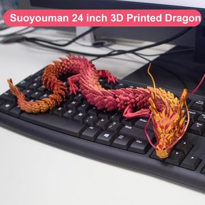 Jouet en plastique Dragon du Nouvel An chinois - Jouet interactif amusant pour enfants pour les célébrations festives - Product Image 5