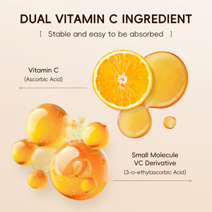 Sérum pour les yeux anti-âge LAIKOU 20g à la vitamine C avec applicateur à bille pour les cernes, les rides et les ridules, éliminateur de poches sous les yeux - Product Image 6
