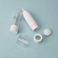 Emballage de bouteille de sérum rechargeable de qualité supérieure bouteilles cosmétiques cylindriques de luxe de 10ml 15ml pour les gouttes oculaires