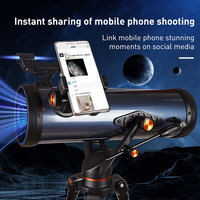 Customized Portable Long Distance 1000mm Powerful Astronomical Telescope Professional with 114mm Aperture