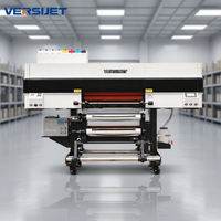 4 têtes d'impression I3200-U1, machine tout-en-un UV DTF 60 cm pour étiquettes en feuille d'or et en cristal